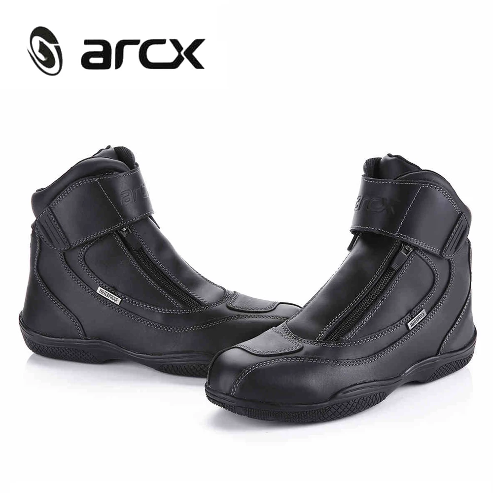 Мотоциклетные ботинки ARCX из натуральной коровьей кожи водонепроницаемые