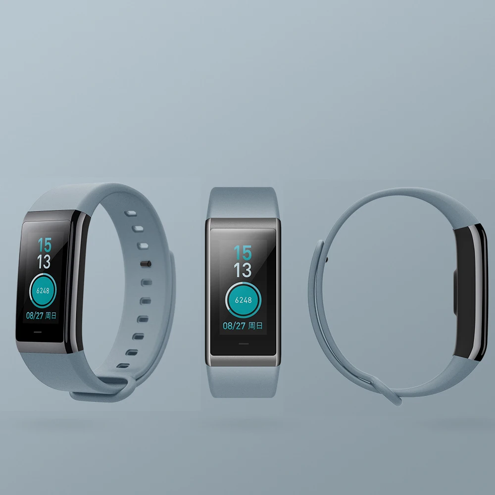 Фитнес-браслет Xiaomi Amazfit Cor английская версия Midong Smart Band 1,2" цветной экран 5 атм водонепроницаемый смарт-браслет