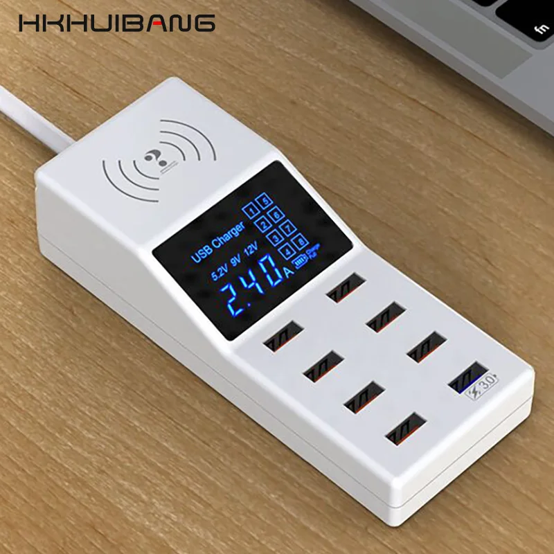 HKHUIBANG 10W зарядка для телефона 3 0 USB зарядное устройство iPhone X XS Max 8 Plus /samsung S10 S9 /Xiaomi