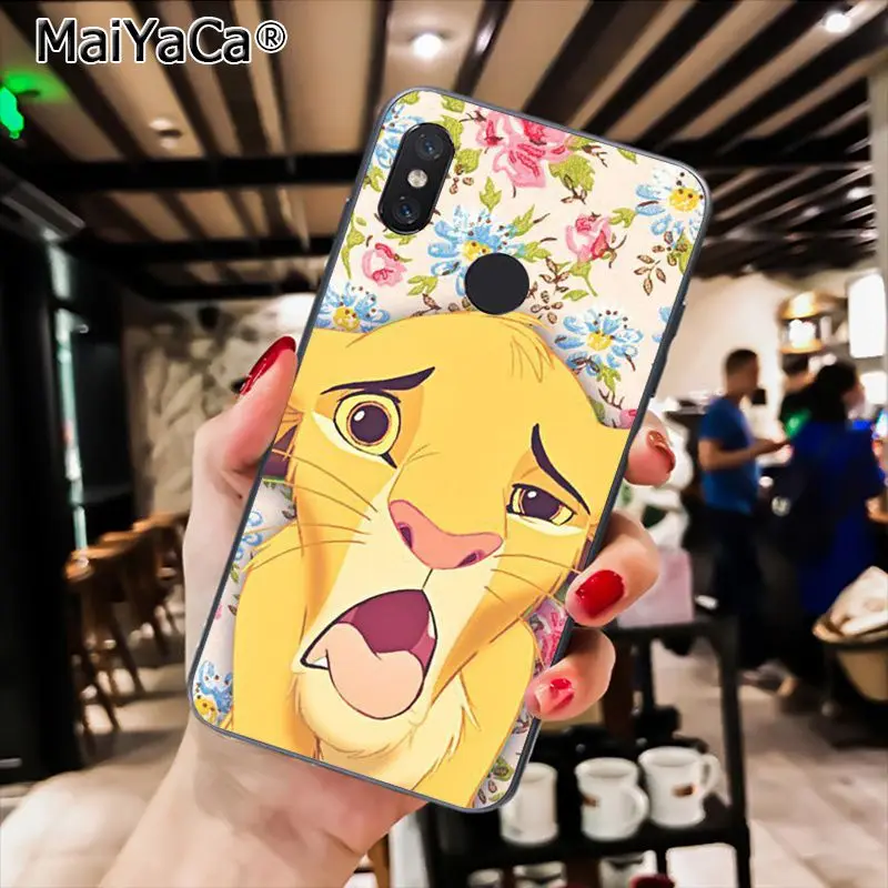 MaiYaCa Король Лев Coque Shell чехол для телефона Xiaomi Redmi4X 6A S2 Go Redmi 5 5Plus Note4 Note5 7 Note6Pro