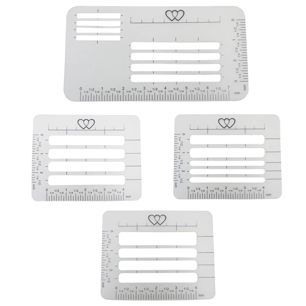 4 шт. Письмо Конверт шаблоны линейки приглашение тетрадь трафарет набор