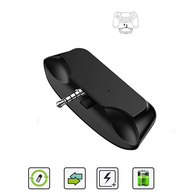 Аудио адаптер Powstro 3 5 Jack Bluetooth для PS4 игровой конвертер с ручкой беспроводной аудио