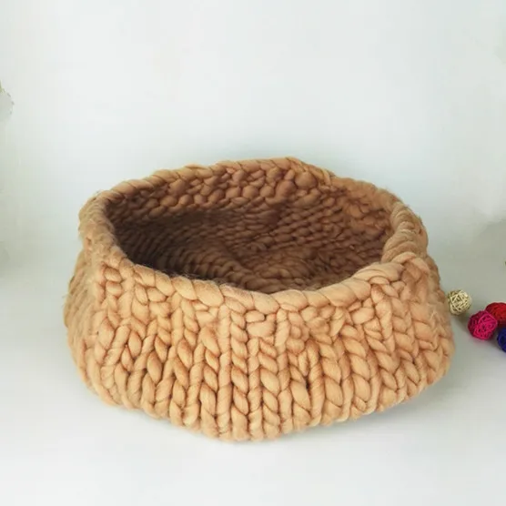 Новинка лучший кокон массивное вязаное гнездо опора для фотографии плетеная