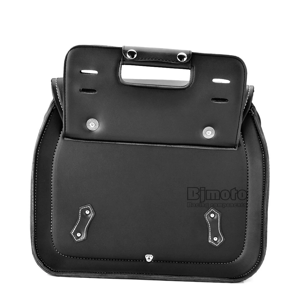 Для harley Kawasaki Suzuki Honda Мотокросс мешок универсальный мотоцикл мотокросс сумка из искусственной кожи сумки для инструментов корзины седельный вьюк