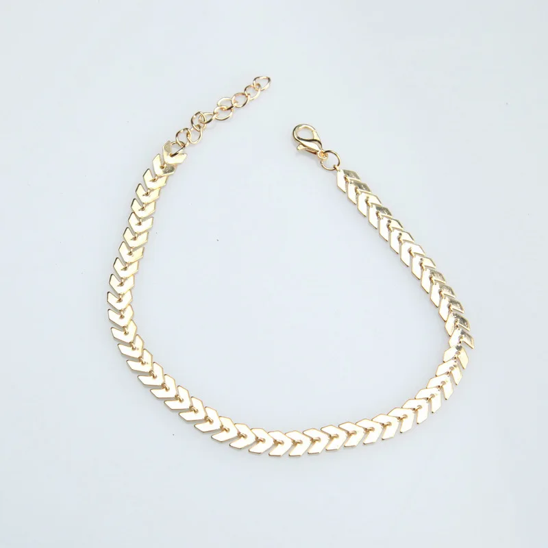 Новинка 2017 простые и элегантные лодыжки со стрелами украшенные блестками