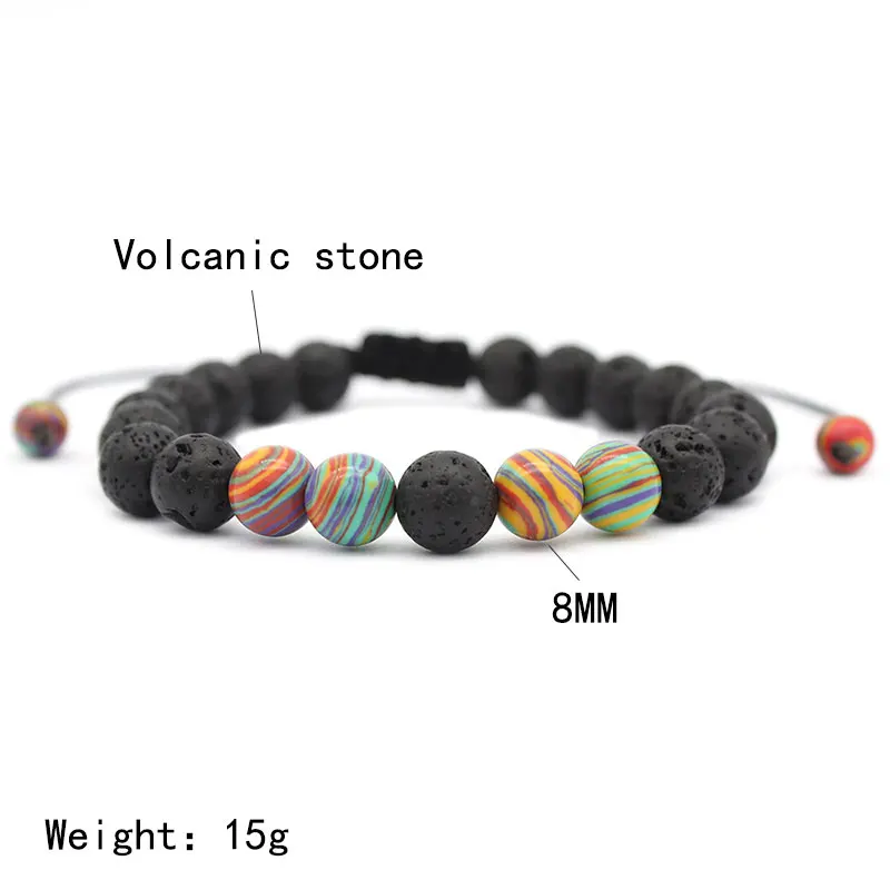 Бусы Шарм в виде чакры пара браслет Мужчины Женщины шармы braclet 2019 дружба