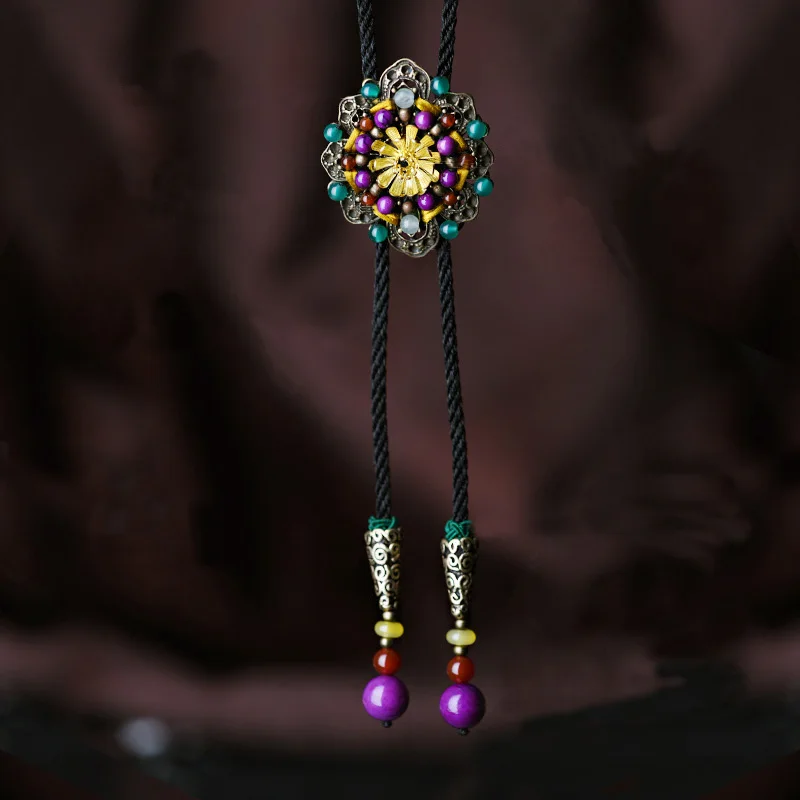 Женское Ожерелье с цветами стильные аксессуары специальное предложение высокое