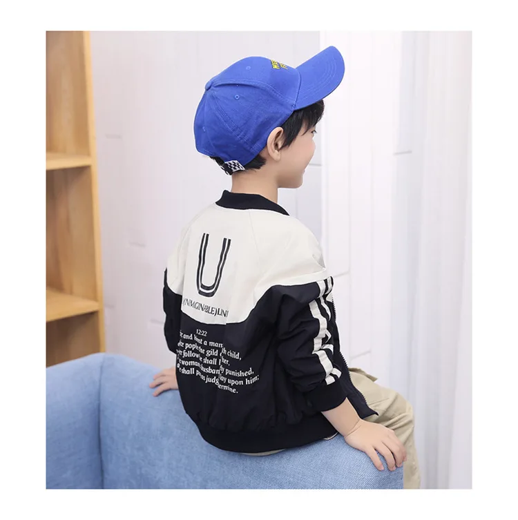 2019 ветровка для мальчиков разноцветная детская бейсбольная куртка с длинными