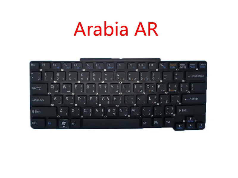 Ноутбук US IT AR SP SD клавиатура для SONY VAIO VGN-SR VGN SR английский Италия Аравия испанский