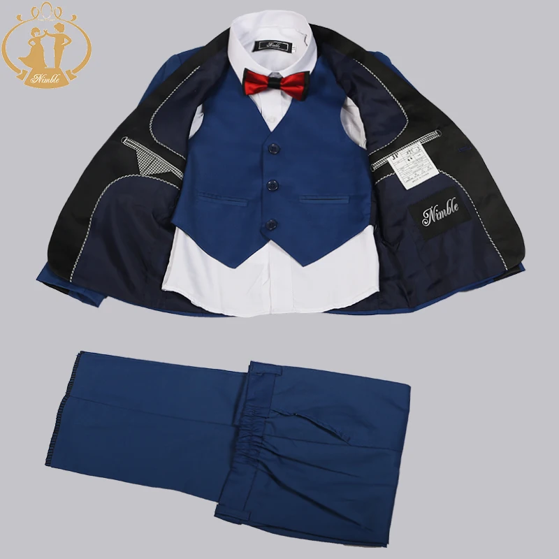 Nimble/костюмы для мальчиков Свадебный костюм Enfant Garcon Mariage/костюм для мальчиков и девочек, детские костюмы на свадьбу, блейзер выпускные костюмы для мальчиков 3 шт./компл