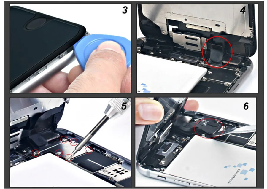 NOHON для Apple iPhone 5 5S/5C 6 6 S 7 батарея замена мобильного батарея для телефона Настоящее Высокое ёмкость инструменты комплект