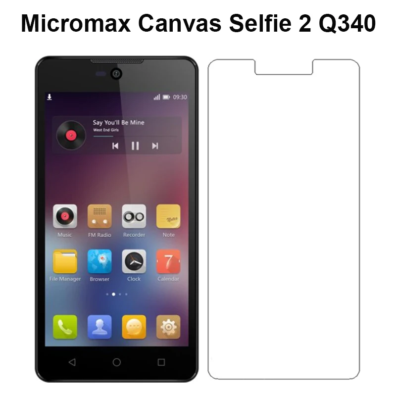 2 шт. закаленное Стекло для Micromax Canvas Selfie 2 q340 защитный Экран протектор для Micromax Canvas Selfie 2 q340 Стекло фильм