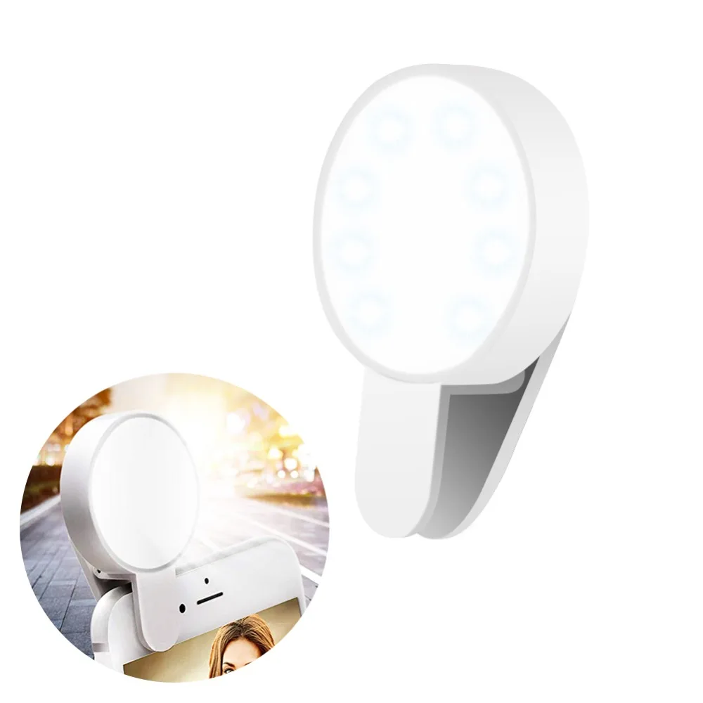 Улучшенный заполняющий свет usb-зарядка Selfie Flash Led камера телефон фотография