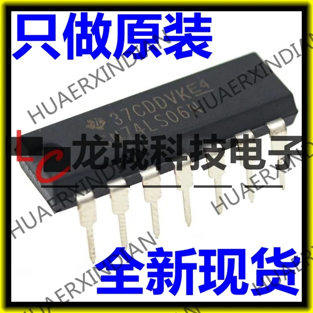 Новый оригинальный SN74LS06N 74LS06 DIP14 IC|Индукторы| |
