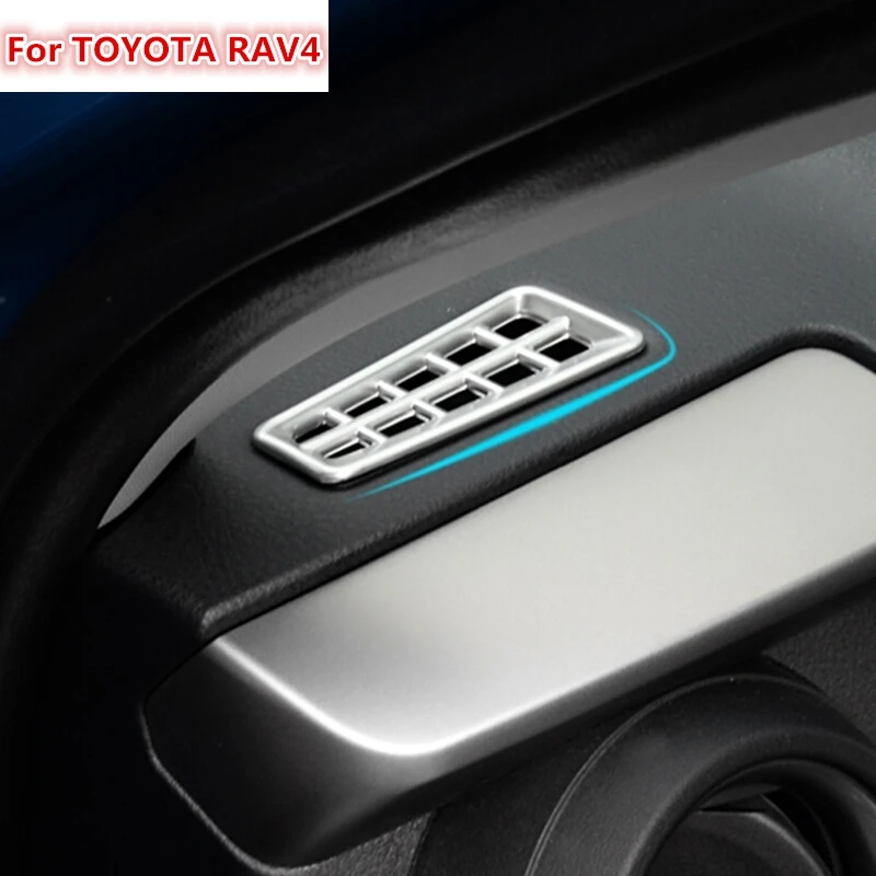 Новинка для Toyota RAV4 RAV 4 2016 АБС пластик хром матовый кондиционер верхняя крышка