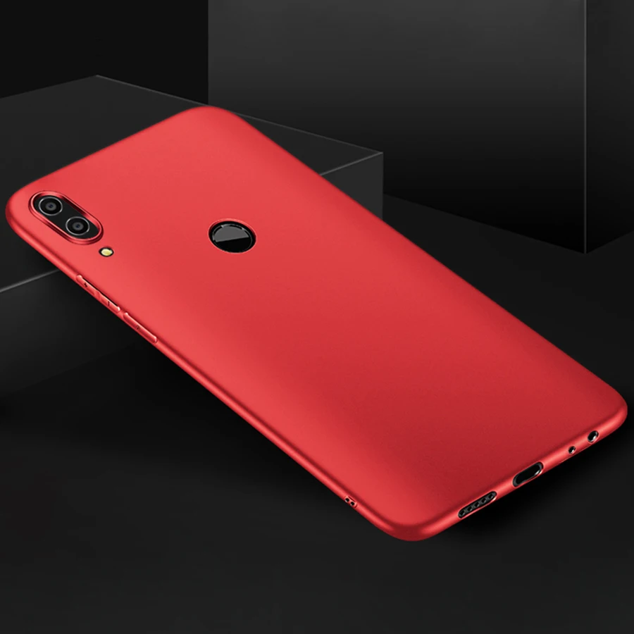 Матовый Мягкий силиконовый чехол для Huawei P Smart 2019 |
