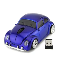 luxury beetle car wireless mouse usb gaming for desktops pc usb gadget 2 4g mice optical mause mouse for computer office