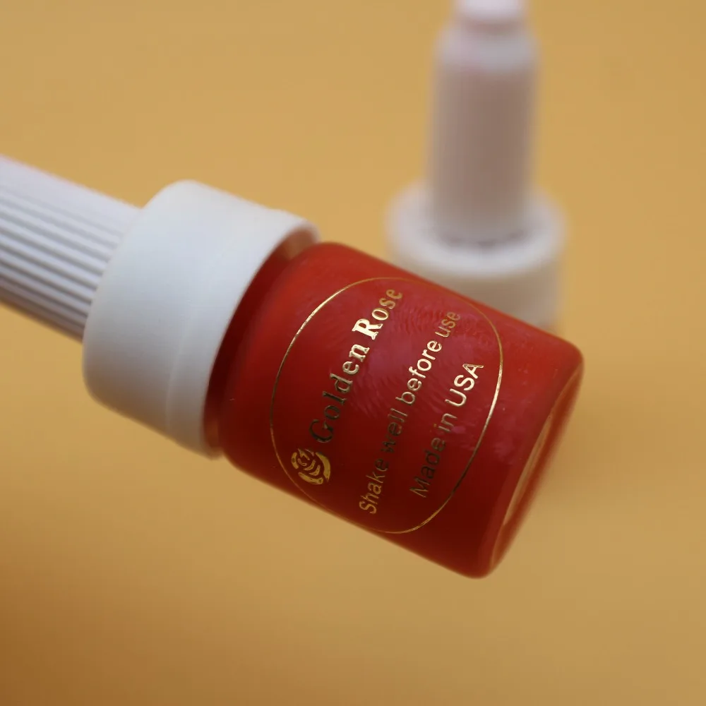 4 шт. Перманентный Макияж Микро Пигмент Золотая Роза макияж тату чернила для