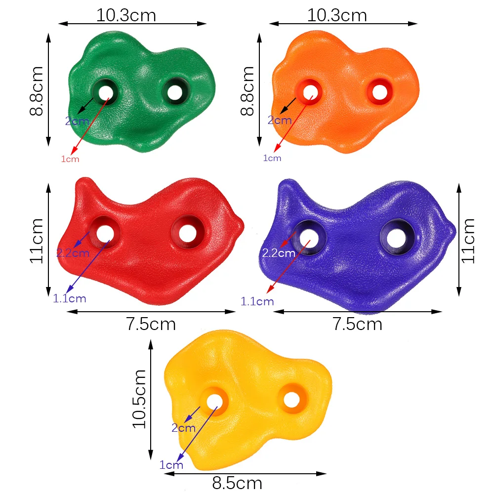 10 шт. набор камней для скалолазания детской площадки|Уличные инструменты| |