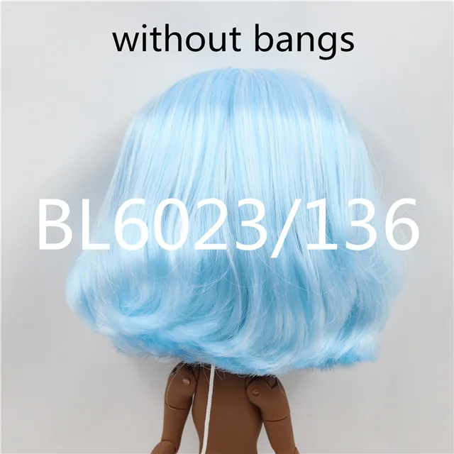 g Фабрика blyth кукла ледяной RBL головы купол парик короткие волосы для DIY на заказ - Цвет: g