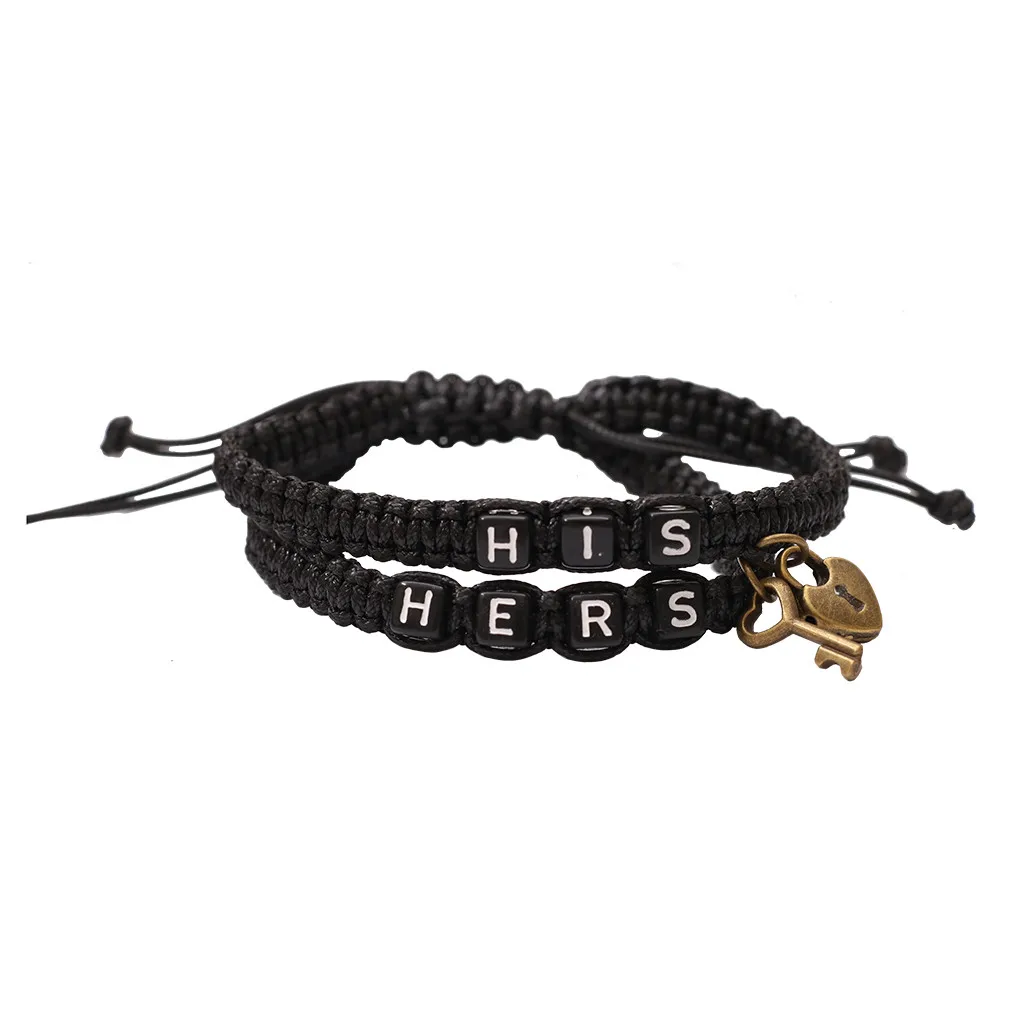 2 шт. стильный женский браслет в стиле бохо романтичный с регулируемой веревкой