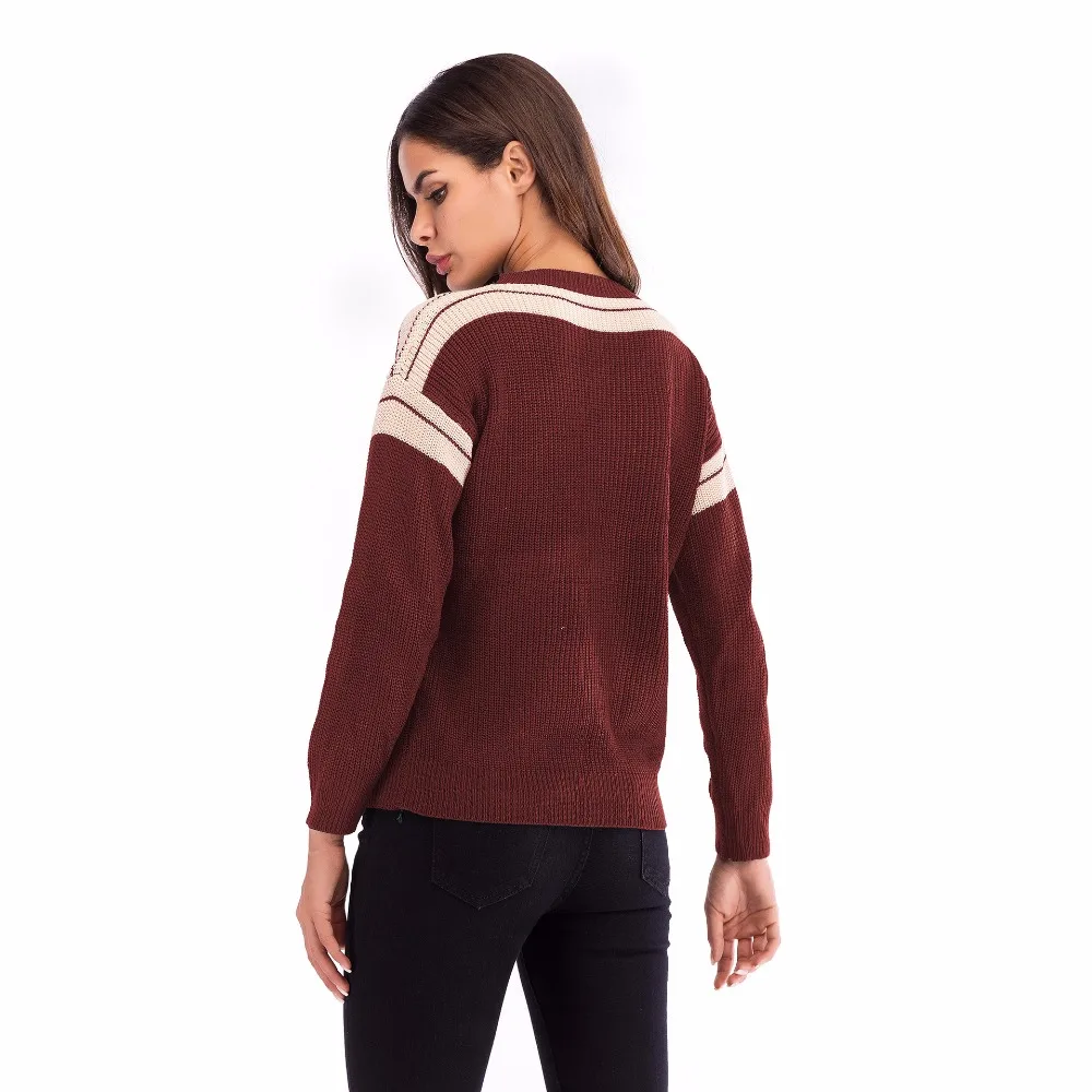 women sweater streetwear Leisure fashion vetement femme 2018 autumn winter computer knitted o-neck Keep warm Slim-type | Женская одежда