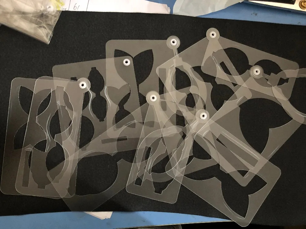 Высечки для волос из ПВХ шаблоны bow0008 ручной резки размер: 6 &quot/5&quot/4 5 &quot/4&quot/3