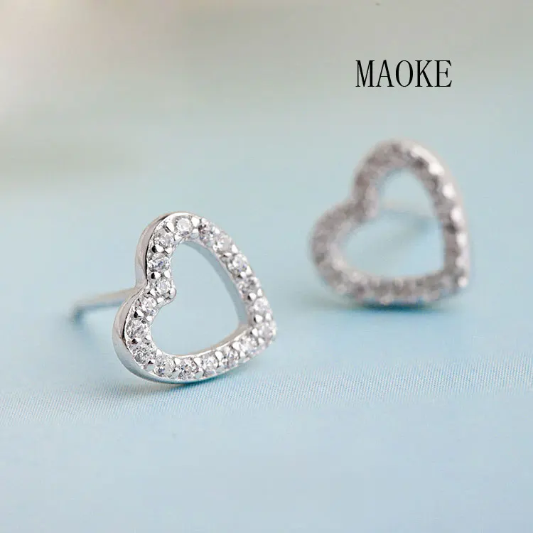 Акция модные ювелирные изделия из стерлингового серебра S925 в пустотелые серьги