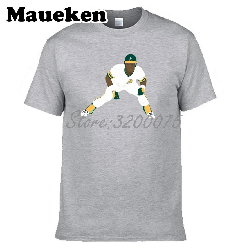 Мужская футболка Oakland 35 Rickey Henderson одежда для любителей легкой атлетики подарок с