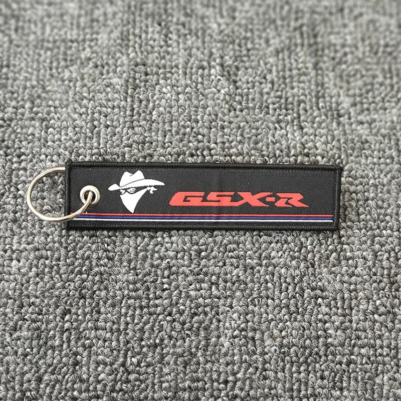 

Motorcycle Key Chain Woven Key Ring Tag Label Chain For Suzuki GSXS750 GSXS1000 GSR GSXR