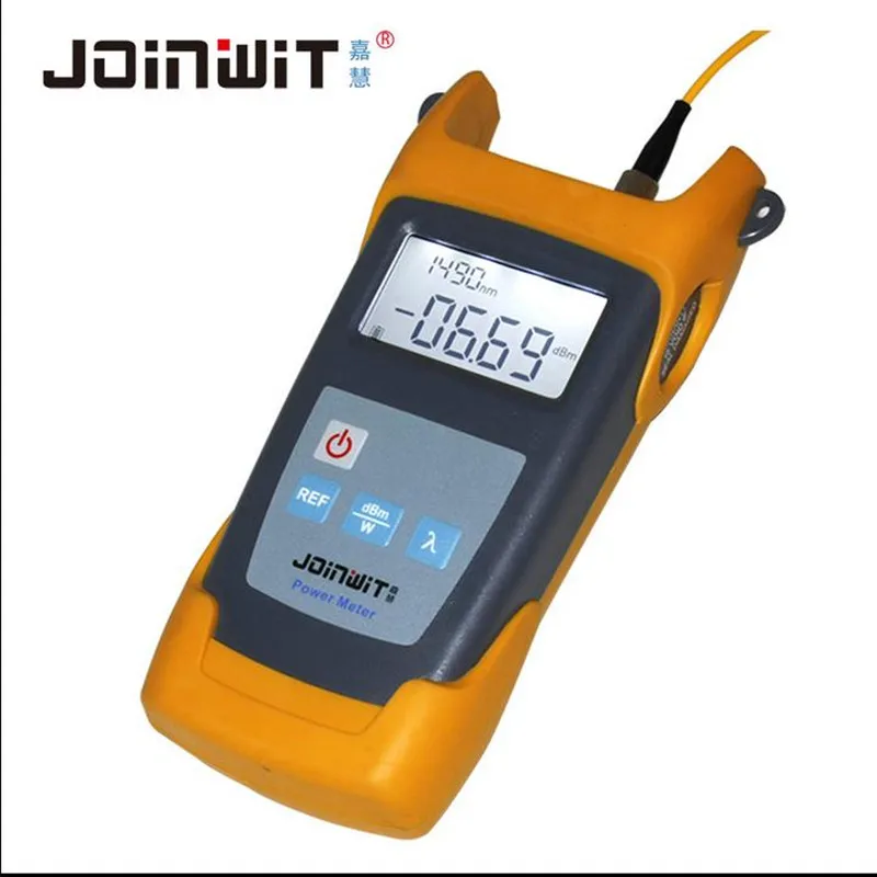 

-70 ~ 10dBm JW3211 Handheld Optical Power Meter / Fiber Optic Tester 800~1700nm Wavelength