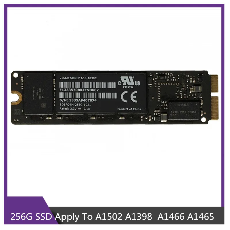 Ноутбук 2013 2014 года для Macbook Pro A1502 A1398 Air A1466 A1465 SSD твердотельный накопитель 128 ГБ 256 512