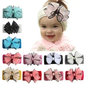 Штаны с эластичной резинкой на лента для волос с принтом в виде сердца, повязка на голову для малышей Весна 2020 мягкий с повязкой на голову с бантом, подарок на день рождения, вечерние аксессуары для волос