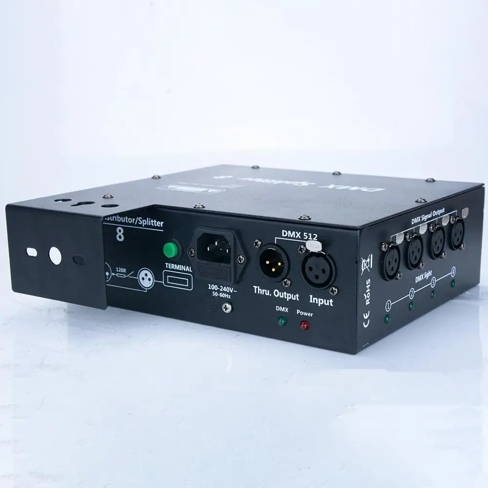 Сценический свет DMX контроллер DMX512 разделитель света усилителя сигнала 8 способ