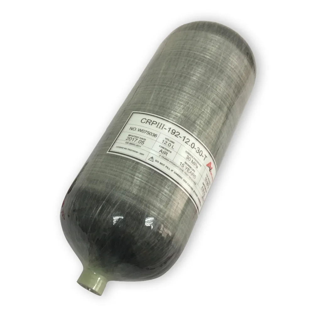 AC3120 4500psi 12L охоты PCP Пейнтбол Бак винтовка углеродного волокна воздушного