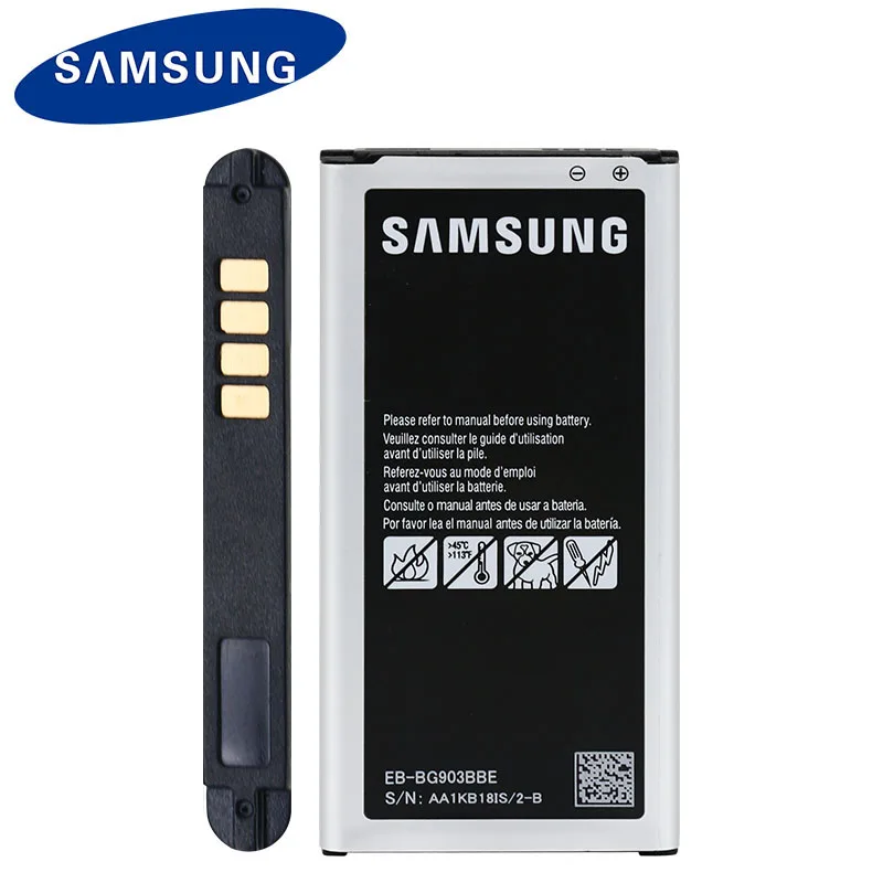 Оригинальный аккумулятор samsung для Galaxy S5 Neo G903F G903W G903FD G900 2800 мАч EB BG903BBE с NFC Сменный
