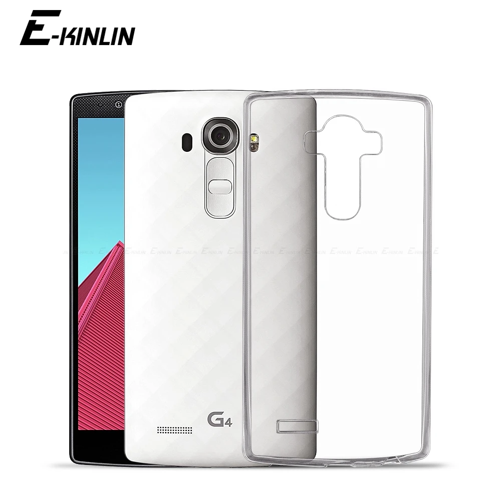 Ультратонкий прозрачный силиконовый чехол для LG G4 G3 Q NOTE Stylus Prime Stylo 4 3 2 Plus, Мягкий защитный чехол из ТПУ