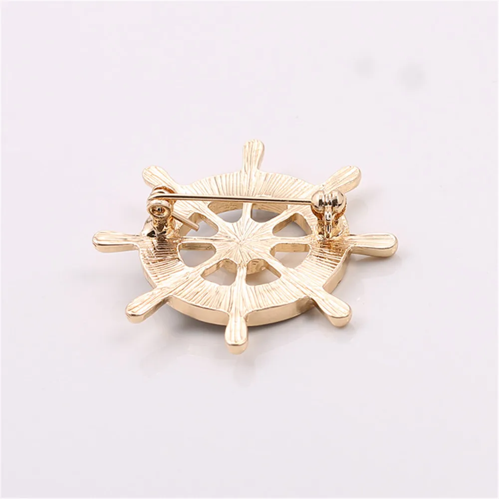 XQ с бесплатной доставкой основной морской стиль руль капля глазурная Брошь Новый