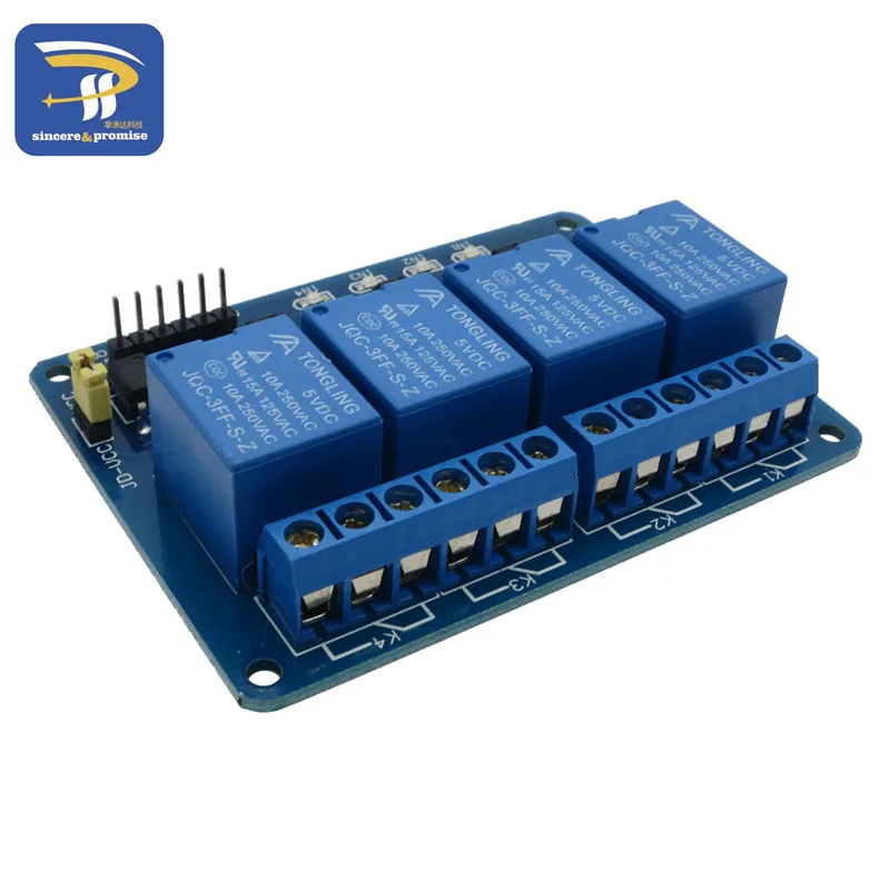 5 в 4-Канальный Релейный модуль щит для Arduino ARM PIC AVR DSP электронный 5 в 4 канала релейный модуль 5 В