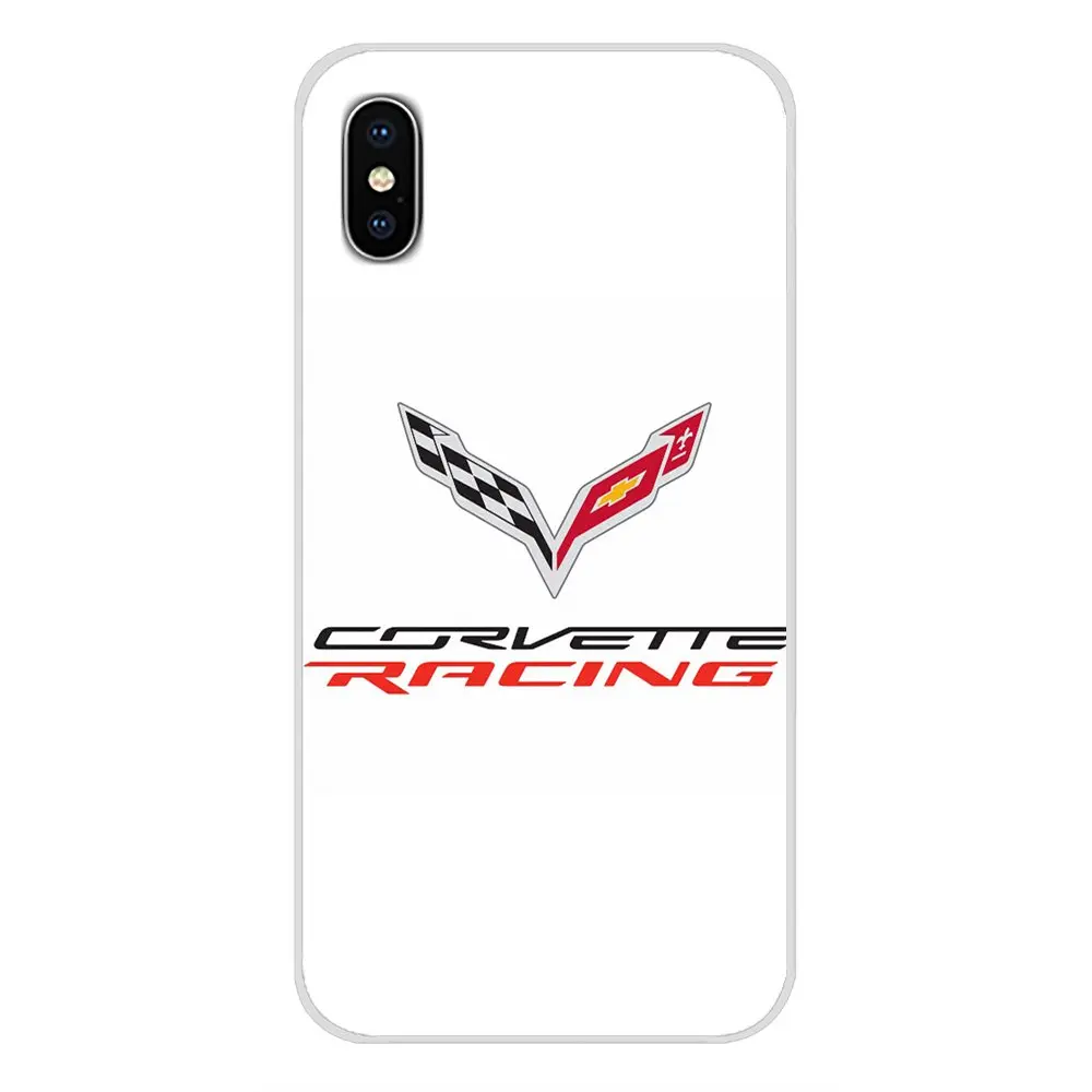 Аксессуары Чехлы для Apple iPhone X XR XS MAX 4 4S 5 5S 5C SE 6 6S 7 8 Plus ipod touch Chevrolet Corvette Racing