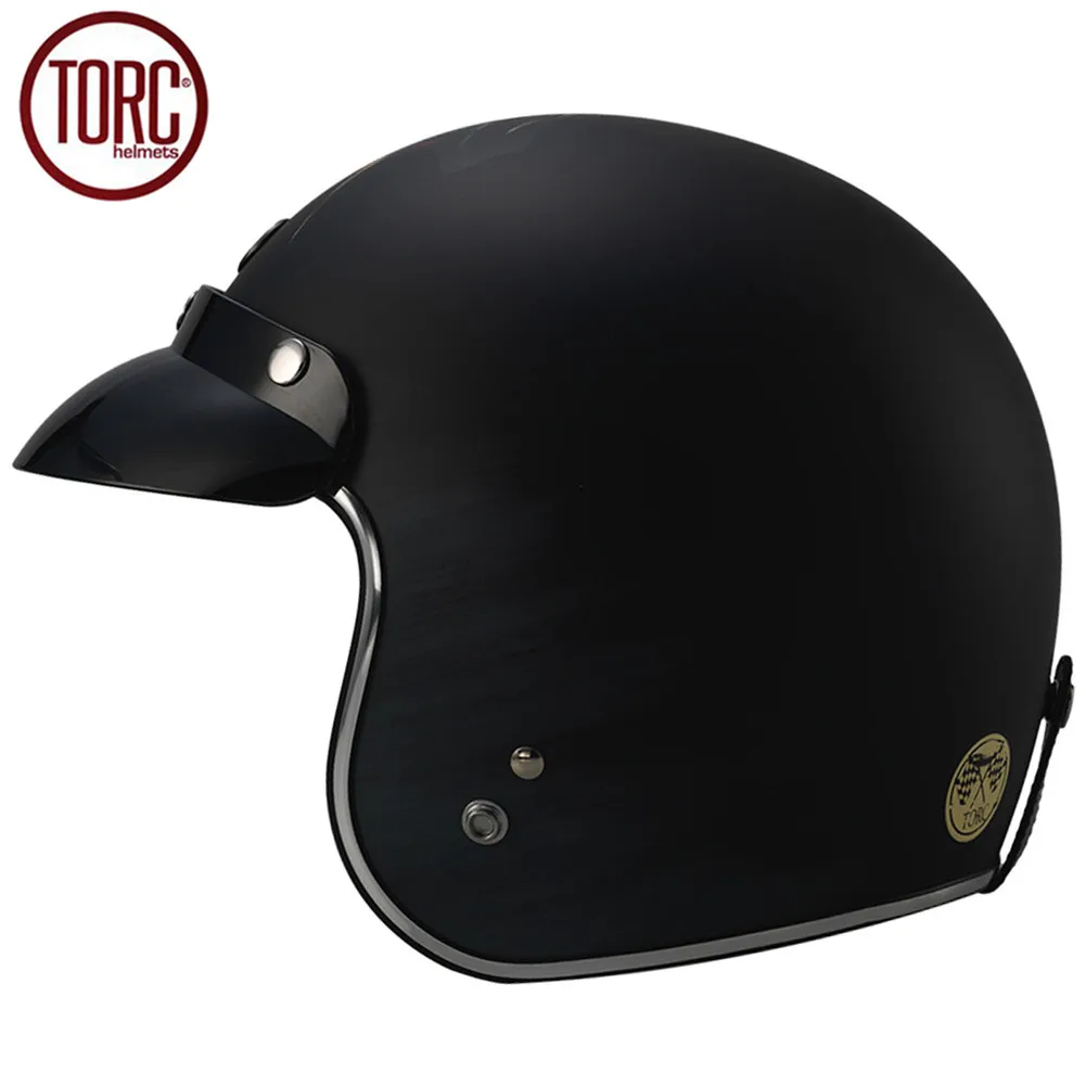 TORC прогулочный мотоцикл шлем с открытым лицом винтажный T5095 moto Casque Casco cicleta Capacete DOT