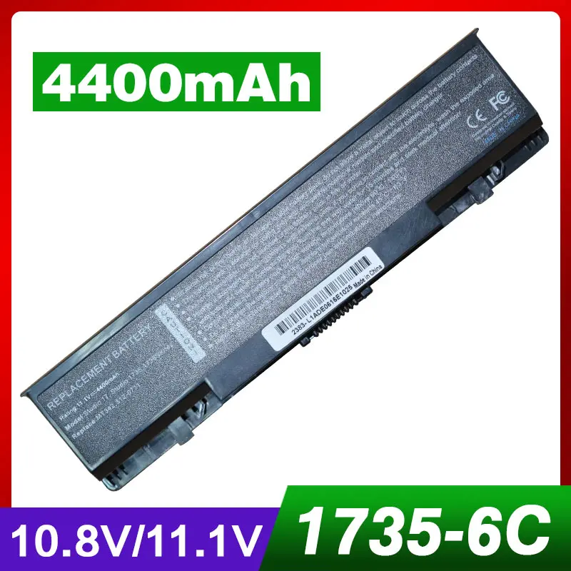 11 1 v 4400mAh аккумулятор для ноутбука dell Studio 1735 1737 312 0708 0711 0712 KM973 KM974 KM978 MT335 MT342 PW823
