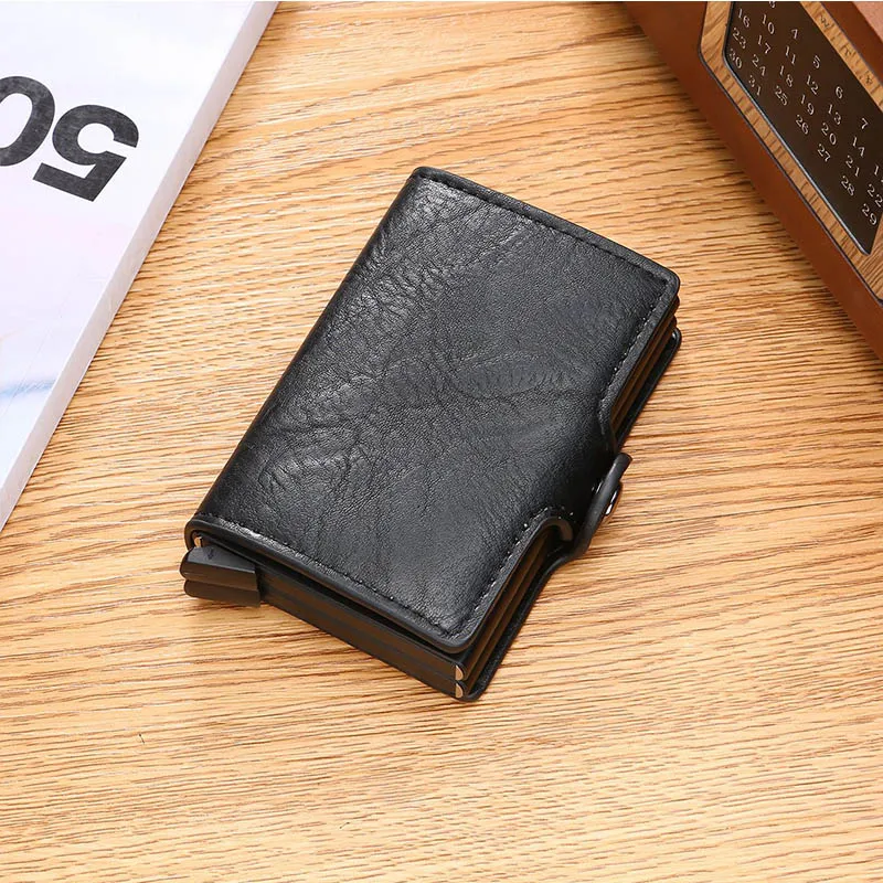 KEEBREAK мужские кошельки RFID Алюминиевый футляр для карт мини маленький кошелек