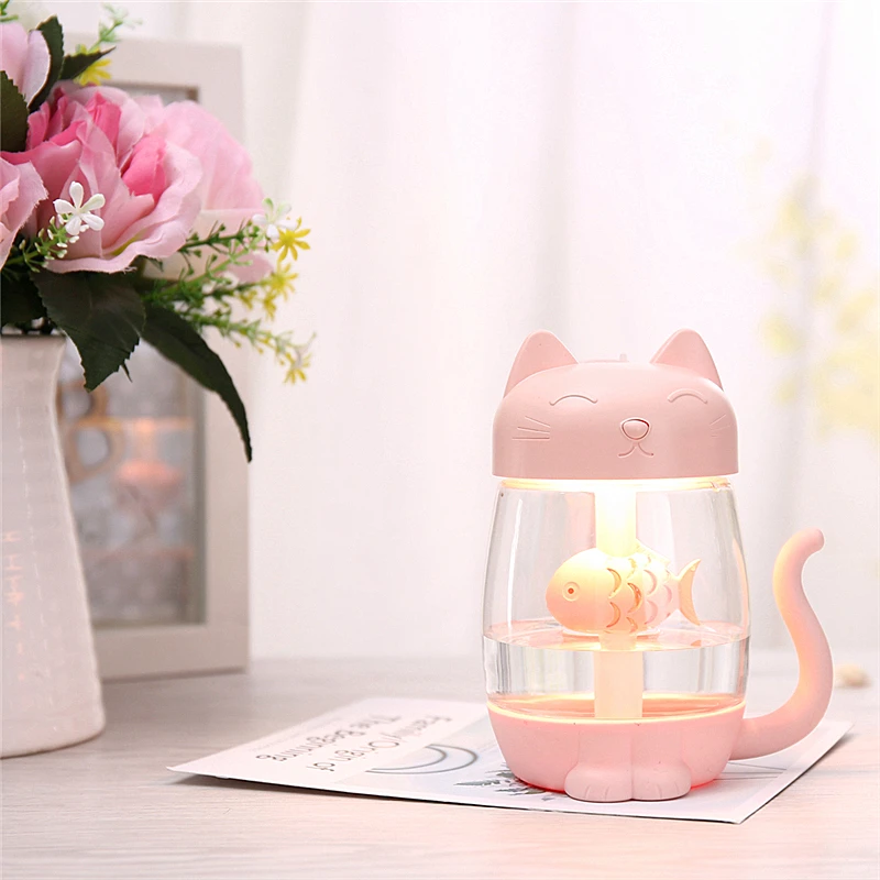 Diffuserlove 350 мл увлажнитель воздуха USB эфирное масло арома диффузор питомец кошка