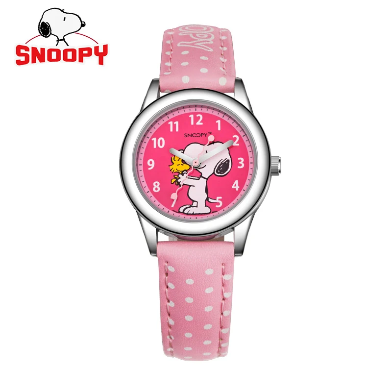 Оригинальные детские часы snoopy милые Мультяшные женские креативные мужские