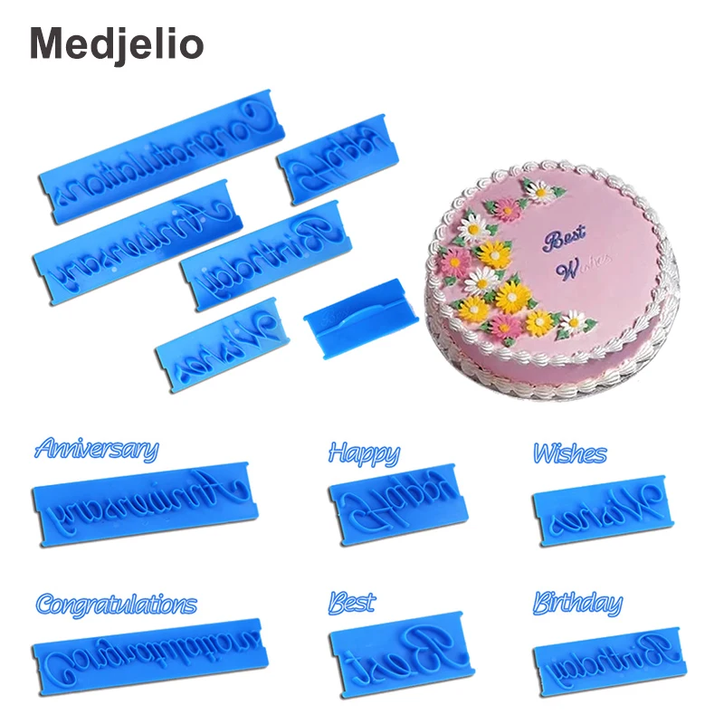 Medjelio украшение для торта С Днем Рождения инструменты Пластиковые наилучшие