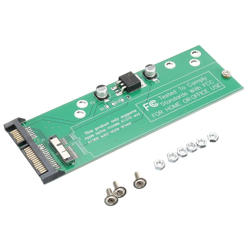 Адаптер для жесткого диска 12+ 6-pin для SATA 22-Pin SSD адаптер конвертер карта для Apple для MacBook Air 2010 2011 SSD
