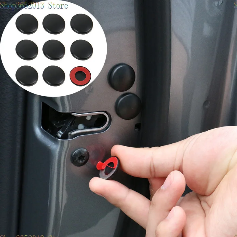Автомобильный Дверной замок винтовая защита наклейка крышка Антикоррозийная