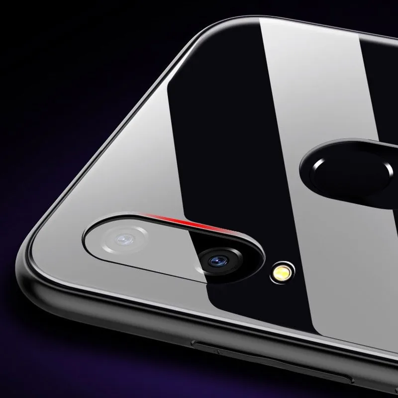 Стеклянный чехол для Samsung Galaxy M10 M20 KAPEED Роскошный телефона из закаленного стекла 9 H