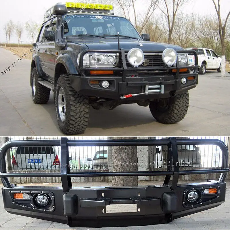 Для Landcruiser FJ80 LC80 переднего бампера Петля Делюкс Bullbar комплект 1990-1997